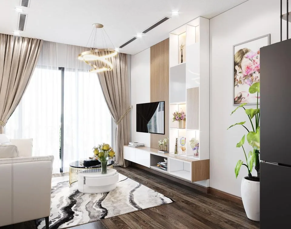 thuê căn hộ 3 phòng ngủ chung cư vinhomes symphony riverside long biên